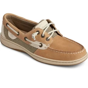 Sperry Top-Sider scarpa da barca donna Rosefish 3 occhielli lino/avena US 6 stringate outdoor - Foto 1 di 8
