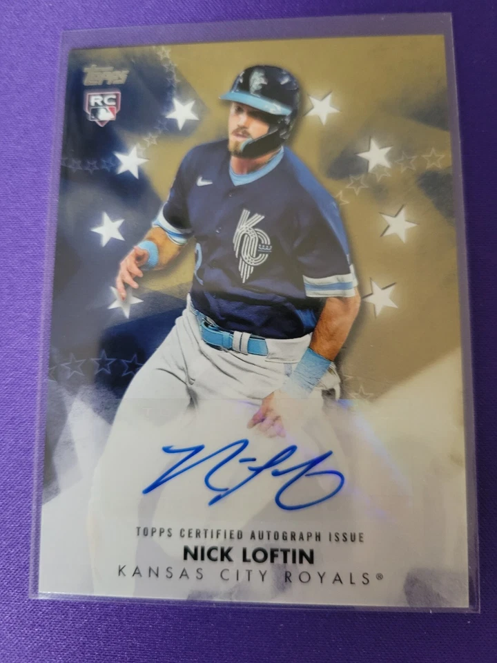 2024 Topps Series 1 NICK LOFTIN RC #BSA-LOF Baseball Stars AUTO - Image 1 of 2
