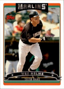 2006 Topps Baseball #578 Wes Helms Florida Marlins