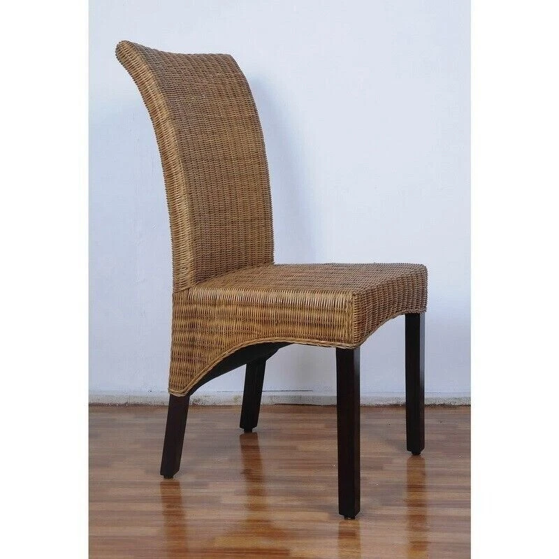 Campbell SG-3307-1CH Salak Brown Rattan Wicker Stained Finish Dining Chair LOCAL - Image 1 of 1