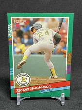 1991 Donruss - #648 Rickey Henderson