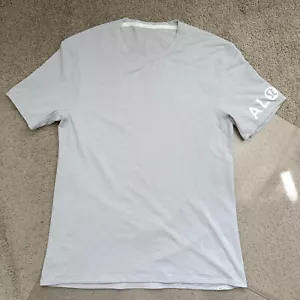 LARGE - Camicia Lululemon ALOHA grigia sportiva da uomo - Foto 1 di 7