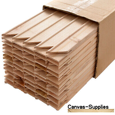 Canvas Stretcher Bars, Canvas Frames, Pine Wood 18mm & 38mm Thick - Sold By Box • 204.21£