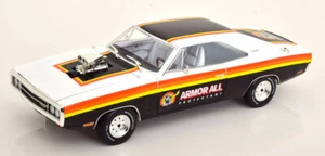 Dodge Charger Armor 1:18 Greenlight All 1970 blanco/negro/naranja - Imagen 1 de 5