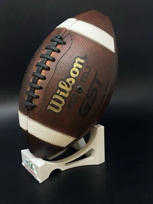 Wilson GST TDJ Junior Size Age 9-12 Leather Football GAME PREPPED - New - Image 1 of 4