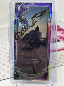 NON TCG Chinese Pokémon Elf Eif Origin Collection Tarot Death Chandelure Silver - Picture 1 of 7