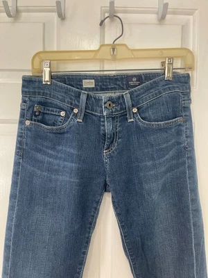 Jeans jeans feminino AG Adriano Goldschmied "Tomboy relaxed straight" tamanho 25R - Imagem 1 de 4