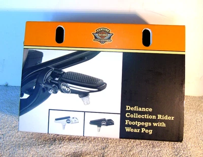 Escaleras Harley-Davidson Softail Defiance Collection negras anodizadas #50501010 Foto 1 de 4
