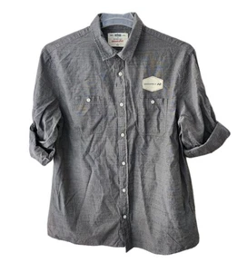 Urban Pipeline Shirt Mens Gray Long Sleeve Button Up Sz Large NWT - Picture 1 of 5
