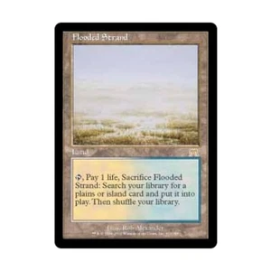 WOTC MtG Onslaught Flooded Strand (R) VG - Picture 1 of 1