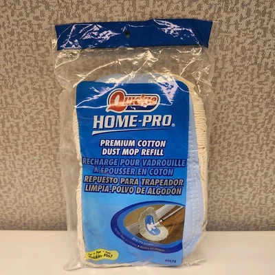 Quickie Home Pro Premium Cotton Dust Mop Refill #067 New Old Stock 2009 NOS - Image 1 of 4