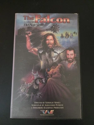 The Falcon Starring Franco Nero (VHS, 1986) HTF RARE Clamshell Untested - Image 1 of 4