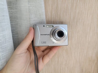 🔥Olympus T-100 Silver 12.0MP digital compact camera🔥WORKing FULL Set🔥 - Image 1 of 4