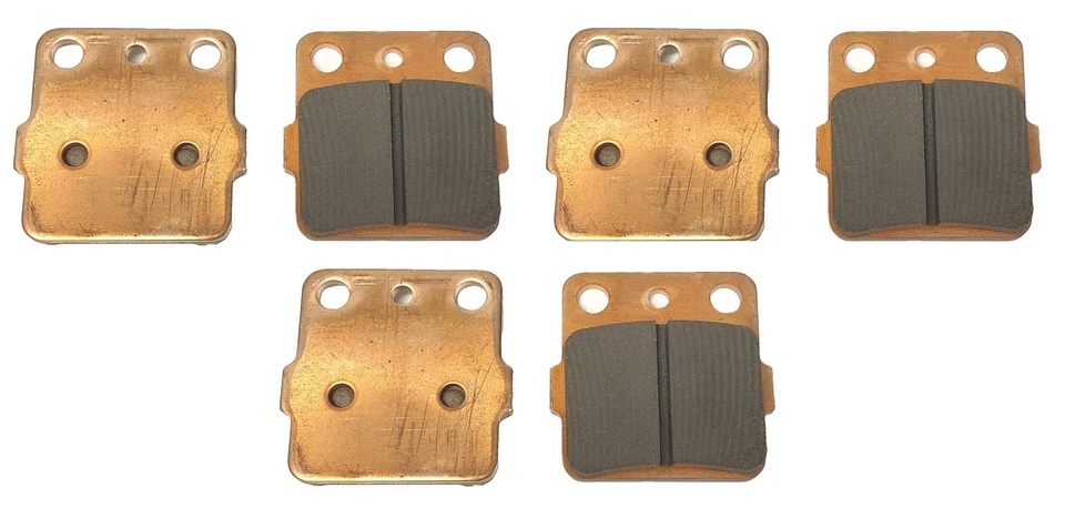 Cantidad 3 pastillas de freno trasero para Yamaha 87-06 YFZ350 Banshee 350 trabajo severo Foto 1 de 1