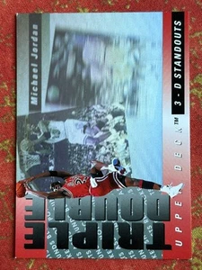 1993-94 Upper Deck Michael Jordan Triple Double 3 D Standouts #TD2 Chicago Bulls - Picture 1 of 2