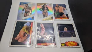 Lot of 6 WWE/WWF Wrestling Cards, Vintage And Modern  - Foto 1 di 2