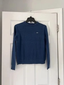 Vineyard Vine Boys Sweater Crewneck Indigo- Sz: M - See Photos - Picture 1 of 9