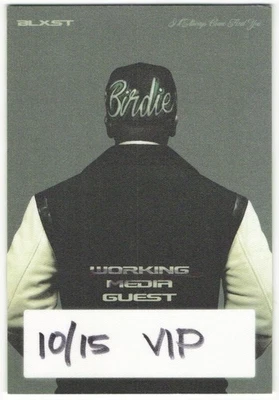 2024 Blxst Concert Backstage Pass Guest VIP Working Media Boston MA - Image 1 of 2