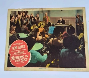 Riders in the Sky 1949 Lobby Card Gene Autry Champion Columbia Pictures Western - Picture 1 of 16