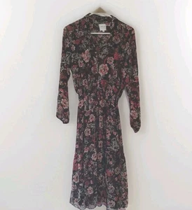 Misa Damen Mayli Blumen Boho Midi Romantisch Kleid Gr. Small - Bild 1 von 6