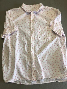 Camisa con botones American Eagle para hombre XXL rosa palma complejo vacacional cuello - Imagen 1 de 4