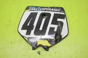 2002-2008 KTM 50 SX Mini Number Plate Black Plastic Aftermarket 45108007000X4 - Picture 1 of 8