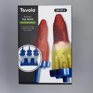 NIP Tovolo Rocket Pop Molds Frozen Treats - Set of Six (6) - Picture 1 of 5