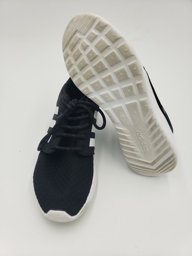 Adidas Cloudfoam scarpe sneakers stringate da donna casual taglia 5 5 nero bianco