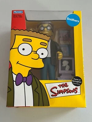 Figura de Los Simpson Caras de Springfield Deluxe Smithers 8" Playmates 2002 Nueva Foto 1 de 4