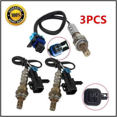 Sensor de oxígeno superior e inferior O2 02 3 piezas para Chevy Astro GMC Safari 2003-2005 4,3 L Foto 1 de 4
