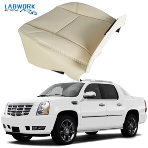 For Cadillac Escalade 2007-2014 Driver Side Bottom Leatherette Seat Cover Tan - Picture 1 of 12