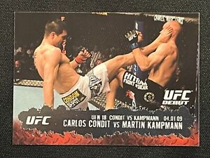 2009 Topps UFC Debut Card Carlos Condit & Martin Kampmann #132 Mint Range KB D