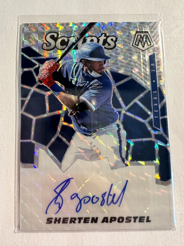 K94,715 - 2021 Panini Mosaic Scripts #57 Sherten Apostel Auto - Image 1 of 1