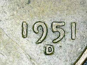 1951-D/D RPM#12 Lincoln Cent ~ XF/AU - Picture 1 of 3