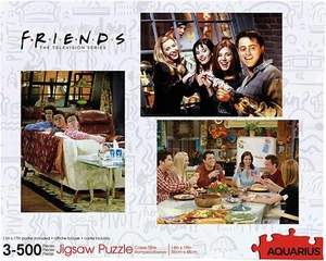 Friends set of 3 x 500 piece jigsaw puzzles  480mm x 350mm (nm) - Picture 1 of 3