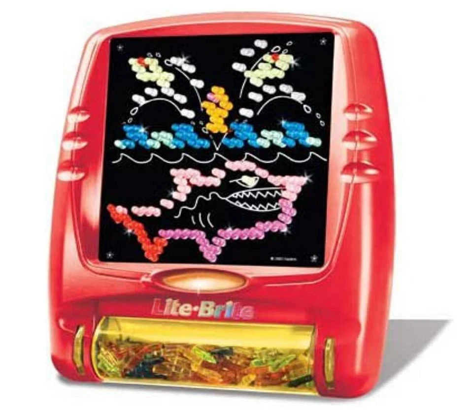 Lite Brite Red LED Flat Screen Hasbro Cordless Battery Powered Collectible New - Image 1 of 1
