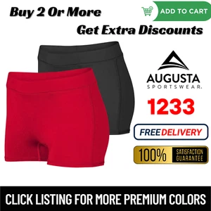 Augusta Sportswear 1233 Girls Dare Moisture Wicking Ultra Relax Shorts - Picture 1 of 8
