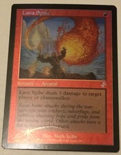 Mtg Foil Lava Spike Time Spiral Remastered NM
