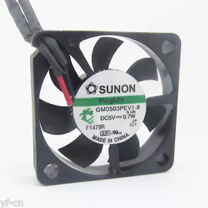 1pc SUNON MagLev GM0503PEV1-8 30x30x6mm 3006 DC 5V 0.7W 2pin DC Cooling fan - Picture 1 of 7