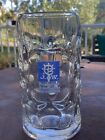 JW Augustiner Dimple Glass 1L German Beer Stein Mug Oktoberfest Munich