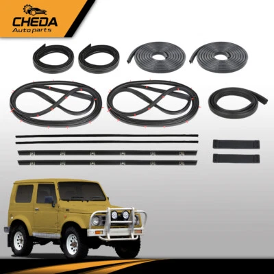 Door Window Trim Molding Seal Garnish Whisker Fit For Suzuki Samurai SJ410 SJ413 - Image 1 of 4