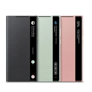 New For Samsung Mirror Smart View Flip Case Galaxy Note 20 / Note20 Ultra 5G - Picture 1 of 10