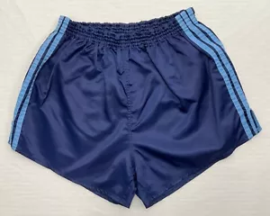 Adidas Vintage Shorts 80er Herren Nylon Sprinter sportlich glänzend Glanz Gr. L(M), D8 - Bild 1 von 15