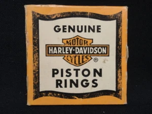 RARE NOS UNOPENED BOX HARLEY DAVIDSON PISTON RINGS .020 o.s. Part # 22328-48 - Picture 1 of 8