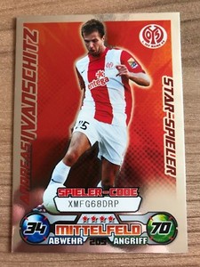 Match Attax Bundesliga 2009/10 star player card Andreas Ivanschitz Mainz 05