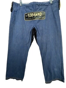 93Brand Womens Pants Sz S Gi Blue Cotton MMA Jiu Jitsu Athleisure Martial Arts - Picture 1 of 14
