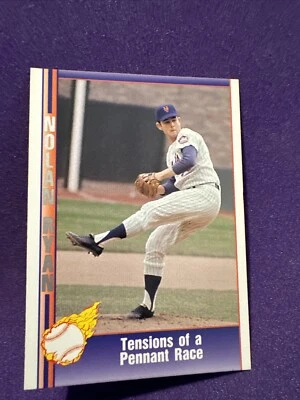 1991 Pacific Nolan Ryan Texas Express  #9 Nolan Ryan-Tensions Of A Pennant Race - Image 1 of 2