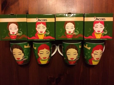 1 Stück Jacobs Ritzenhoff Kaffeebecher Tasse Kaffeetasse 14. Edition neu in OVP - Bild 1 von 3