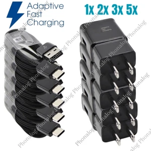 Adapter Fast Charger Type C With Phone Charging Cable For Samsung Android LG Lot - Picture 1 of 22