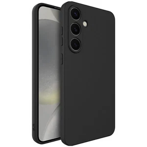 Funda protectora de silicona TPU flexible delgada negra para Samsung Galaxy S25 - Imagen 1 de 3